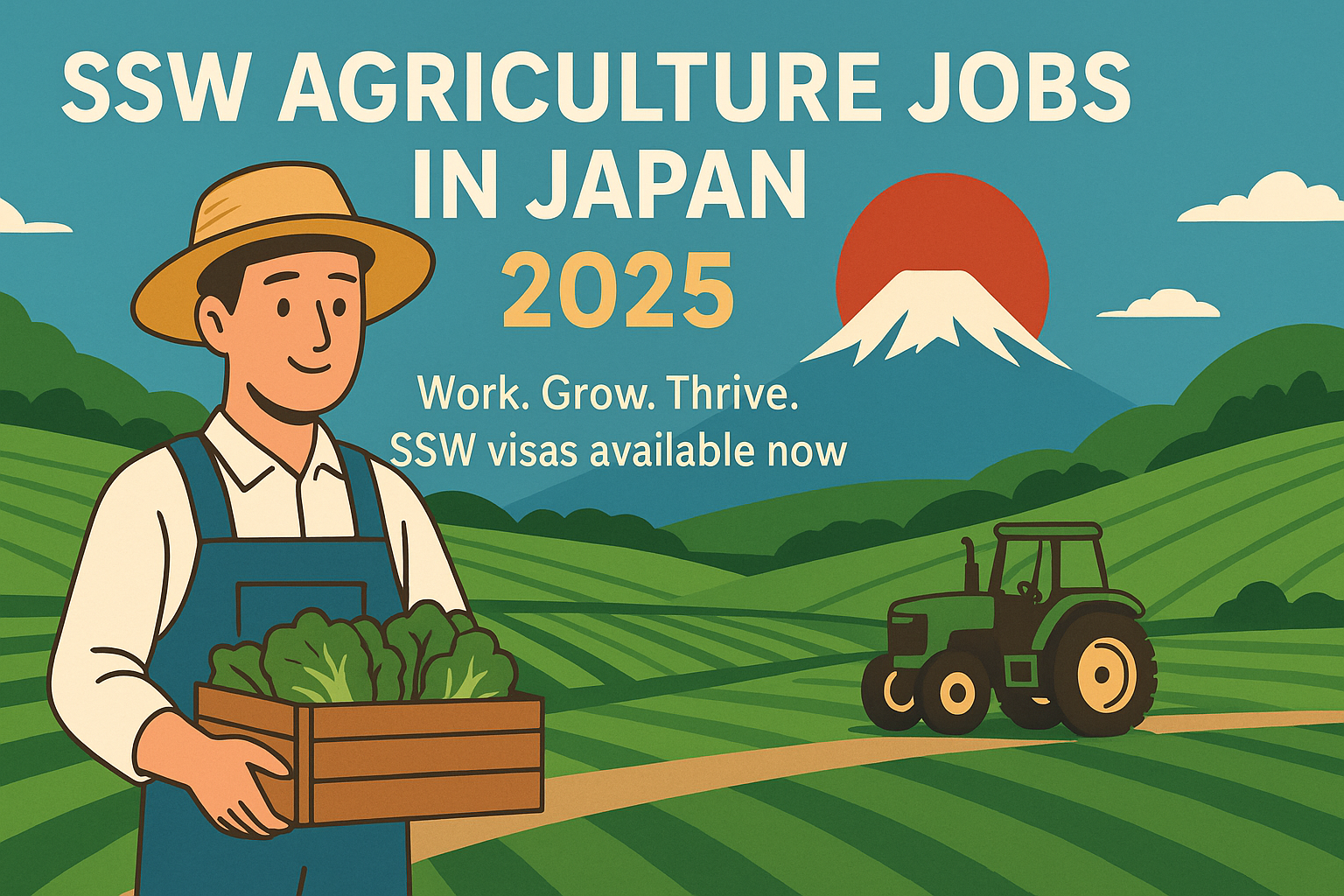 SSW Japan agriculture jobs 2025